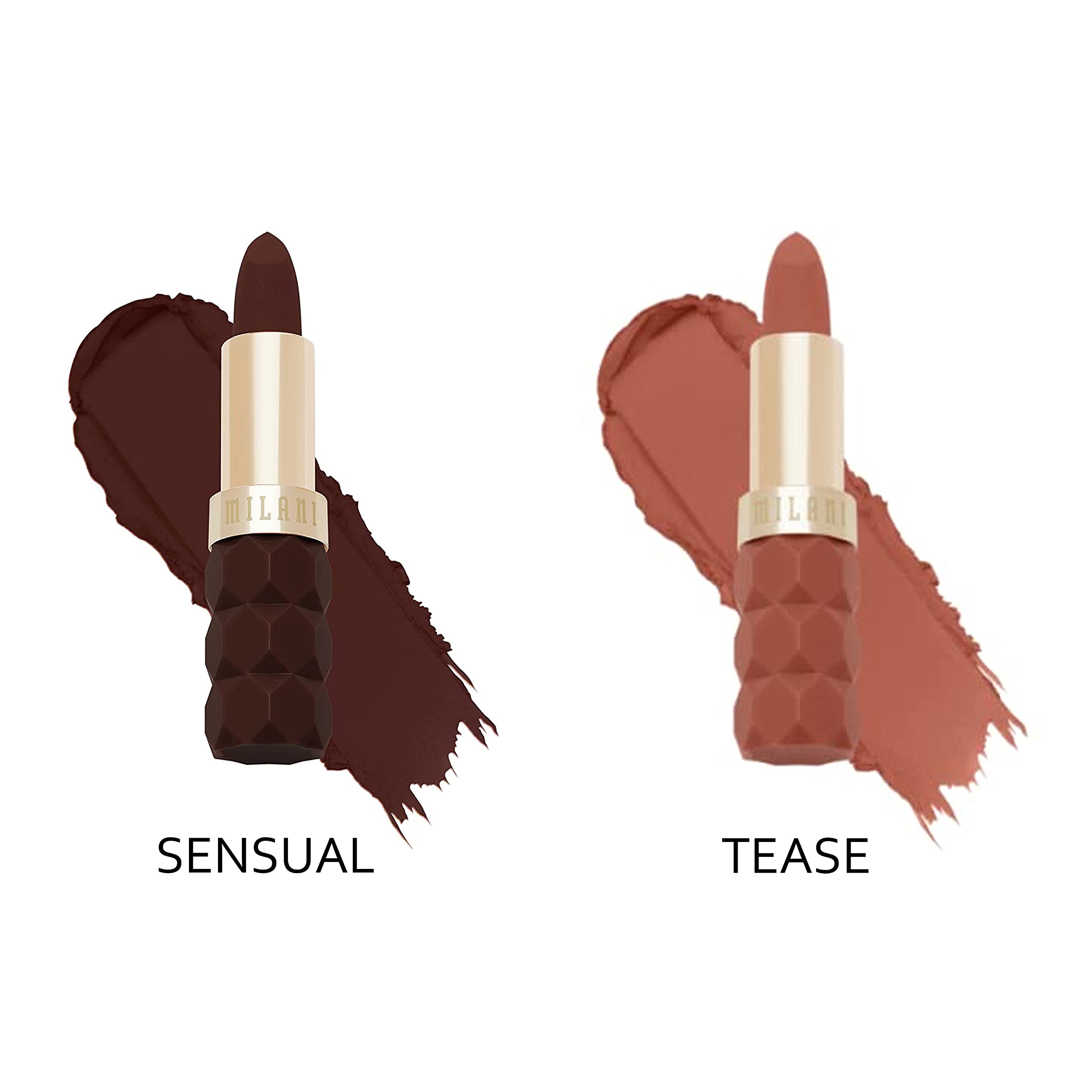 Milani Color Fetish Matte Lipstick 2 Pack - Sensual & Tease - Image 6