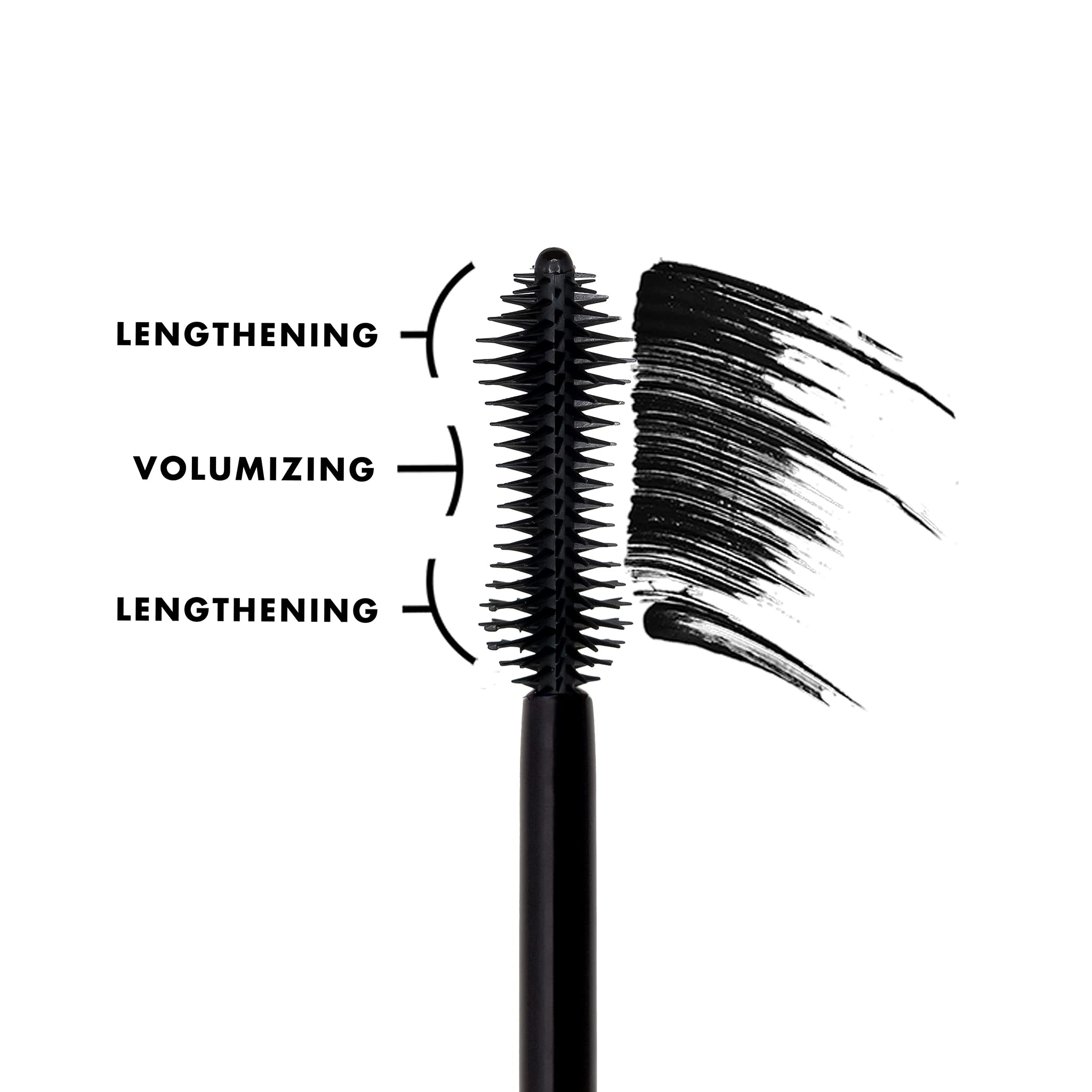 Milani Color Fetish Matte Lipstick (Pleasure) Highly Rated Anti-Gravity Black Mascara with Castor Oil and Molded Hourglass Shaped Brush - Image 7