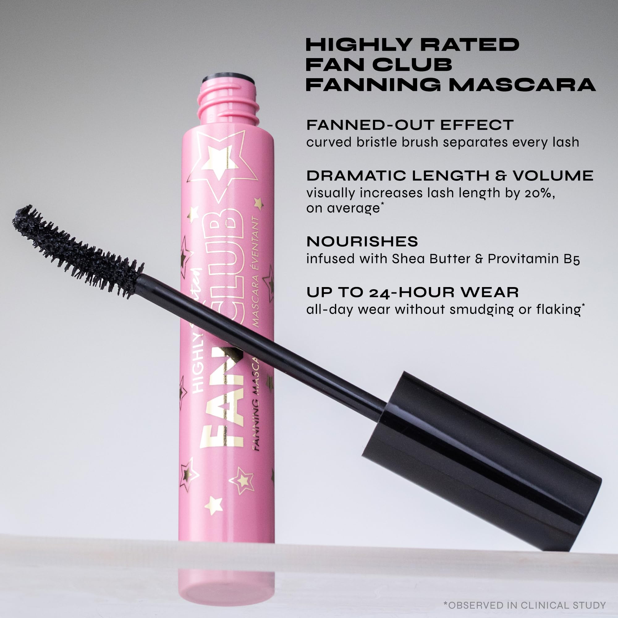 Milani Highly Rated Fan Club Fanning Mascara - Volumizing & Lengthening Lash Makeup for Lifted, Curled Lashes - 24-Hour Smudge-Proof Formula - Vegan & Cruelty-Free, Made in Italy, Brown - Image 4