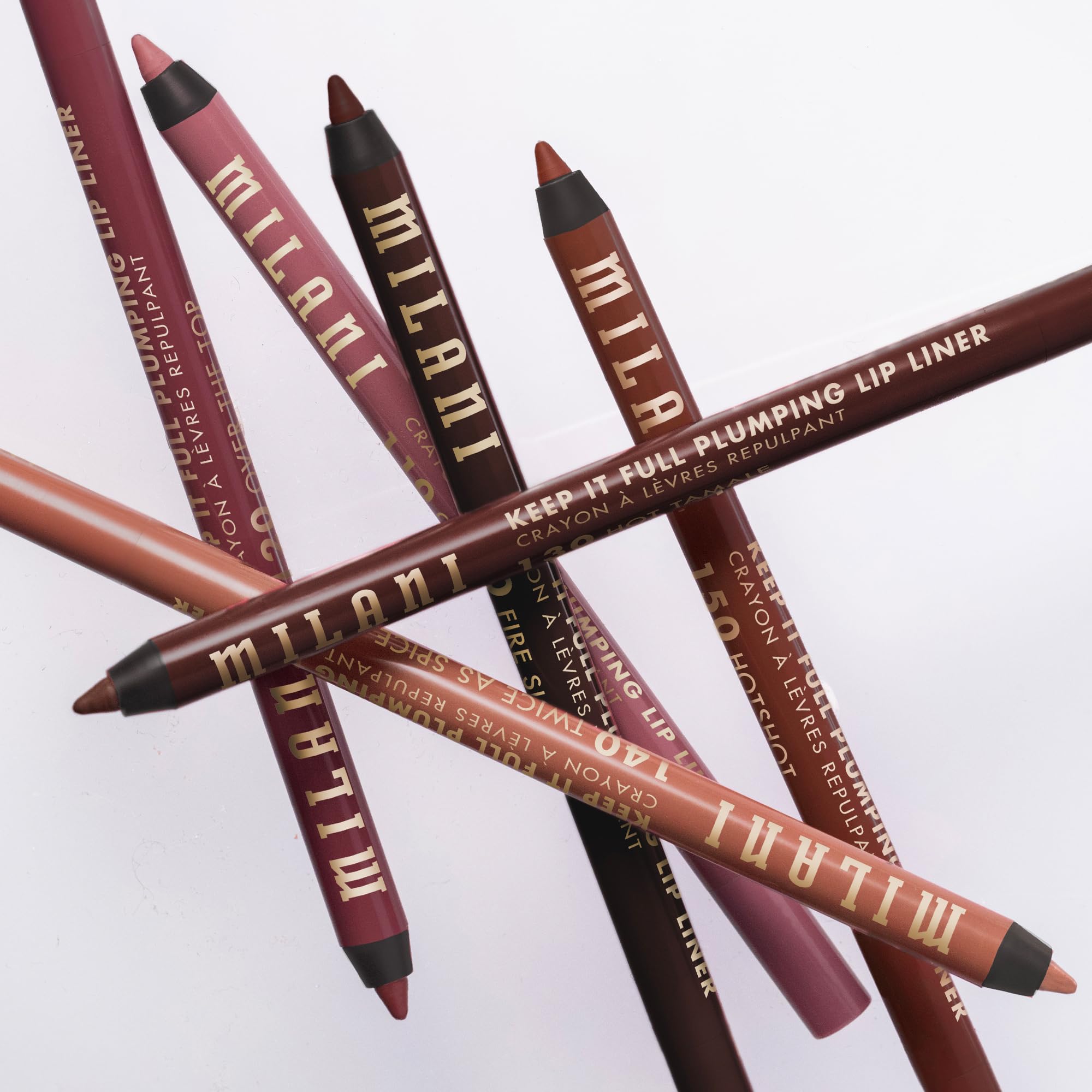 Milani Keep It Full Plumping Lip Liner - Long-Lasting Creamy Pencil for Visibly Fuller Lips - 8-Hour Wear with Chili Extract & Maxi-Lip - Vegan & Cruelty-Free, Made in USA, Fire Sign - Image 9