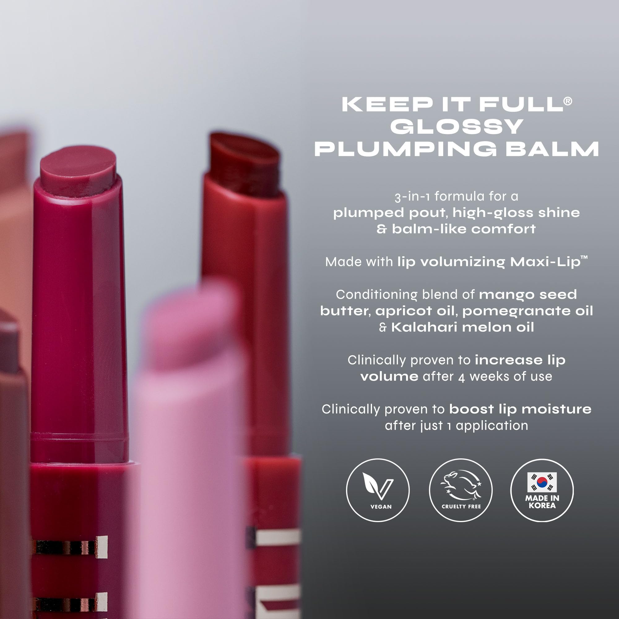 Milani Lip Plumper, Keep it Full Glossy Plumping Balm, Peptides for increased Lip Hydration & Volume - 110 Ballet - Image 4