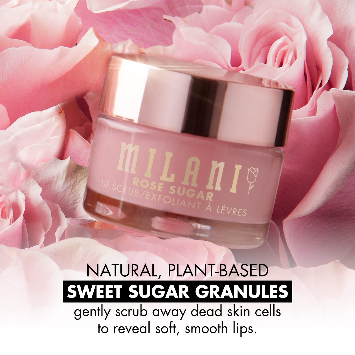 Milani Rose Sugar Lip Scrub - Lip Exfoliator to Help With Lip Care and Lip Repair - Image 3