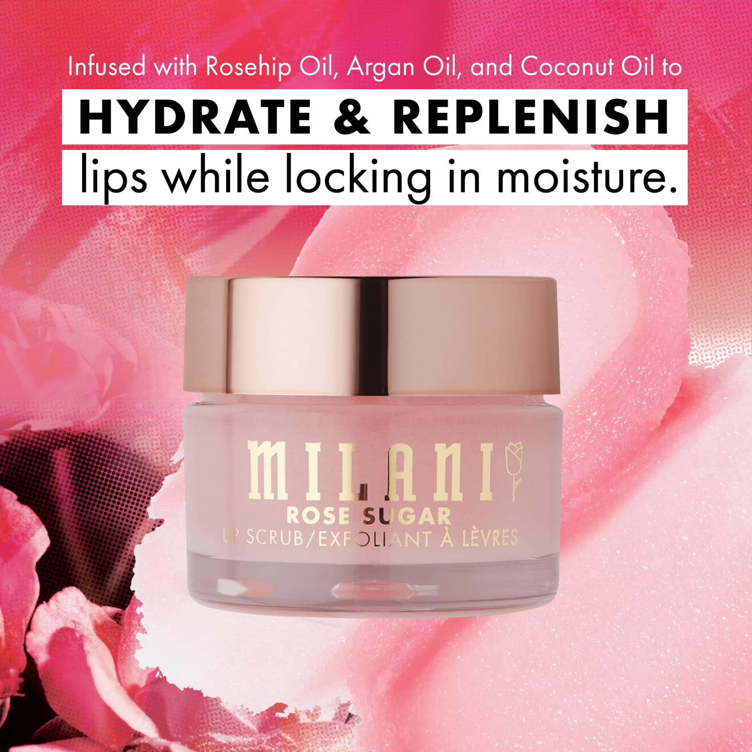 Milani Rose Sugar Lip Scrub - Lip Exfoliator to Help With Lip Care and Lip Repair - Image 5
