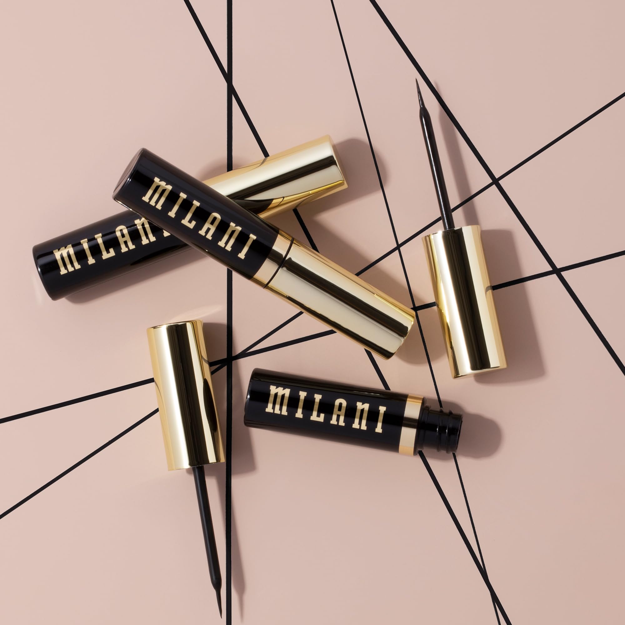 Milani Stay Put Infinite Eyeliner for Sharp, Precise Lines, Black - Image 8
